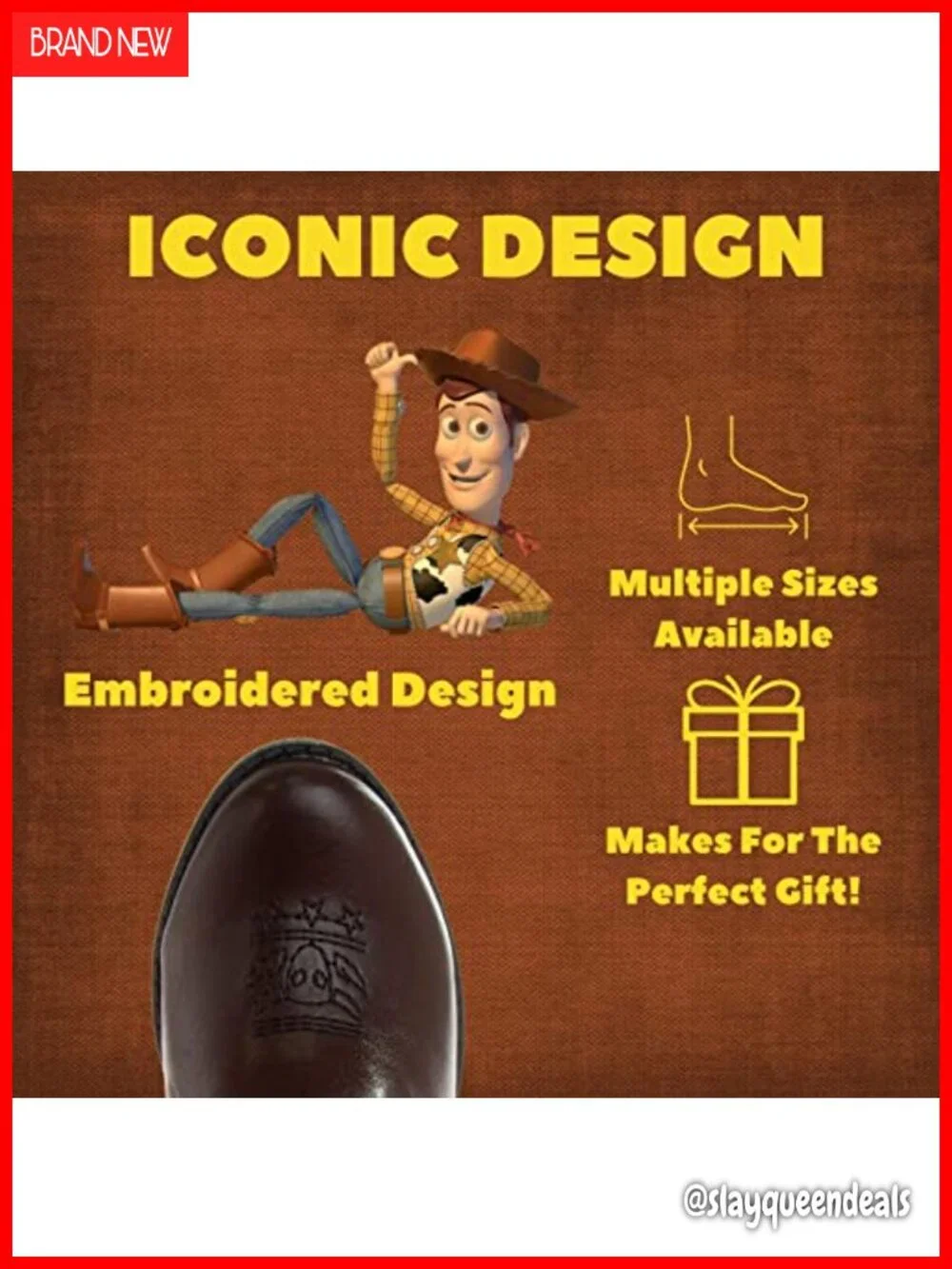 Kids Cowboy Boots Faux Leather Western Woody Jessie Toy Story Boots